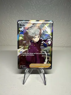 Bede Full Art Trainer 199/202 Pokemon Sword & Shield Holo Pokemon TCG NM - Image 1