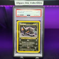 Pokemon TCG Houndour 39/75 Neo Discovery 2001 PSA 4 - Image 1