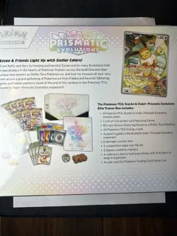 Pokemon Scarlet & Violet: Prismatic Evolutions ETB Sealed Elite Trainer Box - Image 3