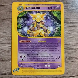 Pokemon Expedition Alakazam 33/165 Non Holo Rare 2002 - Image 1