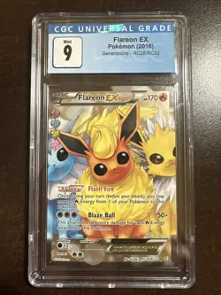 Flareon EX RC28/RC32 Pokemon Generations CGC 9 MINT - Image 1