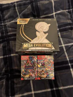🔥Pokemon Mega Evolution Mega Gardevoir ETB + Mega & Phantasmal Booster Bundles - Image 1