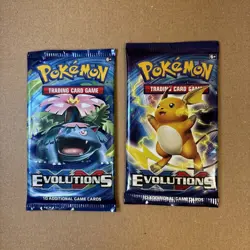 2x Pokemon Tcg Evolutions Booster Packs 2016 XY Factory Sealed (b) 820650801556 - Image 1