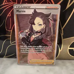 Pokemon TCG Marnie Full Art Trainer Holo 200/202 Sword & Shield - Image 3
