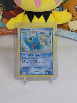 💥 2007 Pokemon POP Series 6 Manaphy Holo # 3/17 - Image 1
