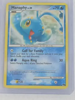 💥 2007 Pokemon POP Series 6 Manaphy Holo # 3/17 - Image 3
