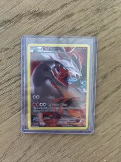 Reshiram XY74 Full Art Pokemon XY Black Star Promo Holo 1 - Image 1