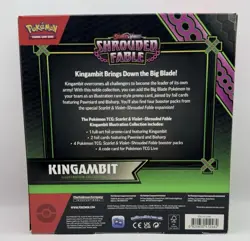 Sealed & In Hand: Pokemon Shrouded Fable Kingambit Illustration Collection Box - Image 2