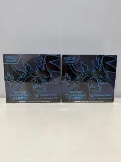 Pokemon TCG: Phantasmal Flames Pokemon Center Elite Trainer Box ETB - 2X LOT - Image 1
