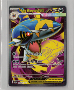 Mega Sharpedo ex 113/094 Ultra Rare Pokemon TCG Phantasmal Flames NM - Image 1