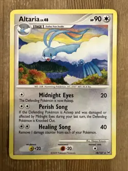 Altaria Pokemon TCG Platinum 18/127 Rare HP - Image 1