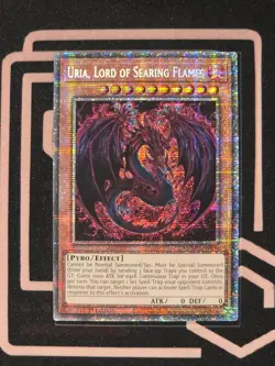Uria, Lord of Searing Flames Alt Art Starlight Rare MZMU-EN000 YUGIOH - Image 1