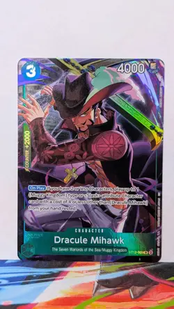 Dracule Mihawk (Illustration Box Vol.4) ST12-003 One Piece Promotion Cards Foil - Image 1