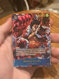 Monkey.D.Luffy (OP11-118) - A Fist of Divine Speed (Alternate Art, Foil, Rush) - Image 1