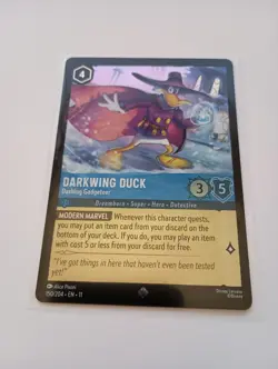 Disney Lorcana Darkwing Duck Dashing Gadgeteer 150/204 Winterspell Foil - Image 1