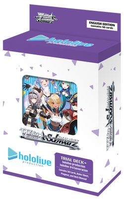 2022 English Weiss Schwarz Hololive Productions Generation 3 Trial Deck+ Sealed - Image 1