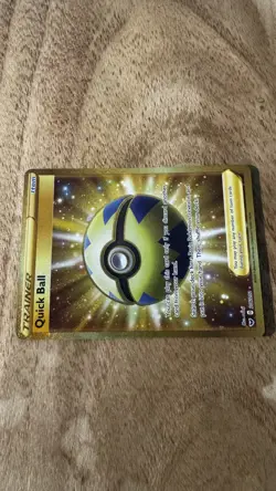 Quick Ball 216/202 Secret Rare Gold - Sword & Shield Pokemon Card Near Mint - Image 2