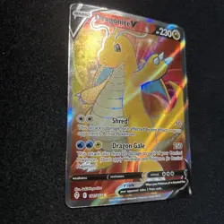 Pokemon Evolving Skies Dragonite v Full Art Holo Card 191/203 NM Condition - Image 2