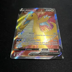 Pokemon Evolving Skies Dragonite v Full Art Holo Card 191/203 NM Condition - Image 3