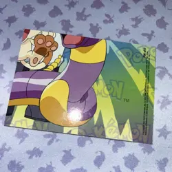 Pokemon Topps Series 3: Puzzle Card P06 of 6 (Charmander & Pikachu Singing) MP - Image 2