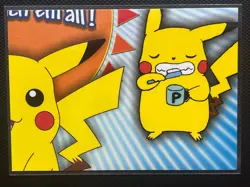 Pokemon Topps Pikachu PO4 Series 3 Puzzle Card 👍 - Image 1