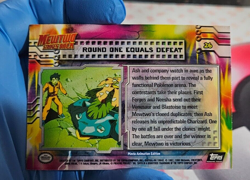 Pokemon Topps Movie card HOLO /Black label/ no.26 "Round One Equals Defeat" - Image 2