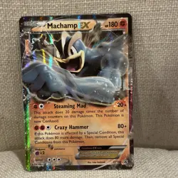 Pokemon TCG Machamp EX Promo Holo XY108 XY Basic HP 180 Fighting Card Stock - Image 1