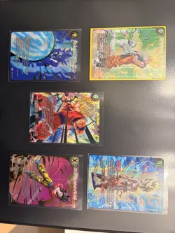 Bandai Dragon Ball Super Card Game Foil Promo Son Goku Frieza Lot - Image 1