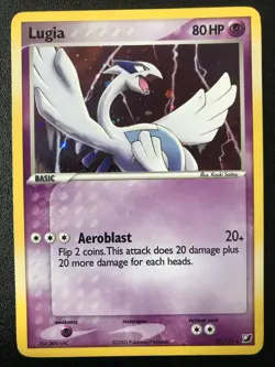 Lugia 29/115 EX Unseen Forces set Pokemon holo rare card MP - Image 1