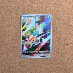 #1 Bulbasaur 143/142 Sv07: Stellar Crown Illustration Rare Card Pokemon TCG *B3 - Image 1