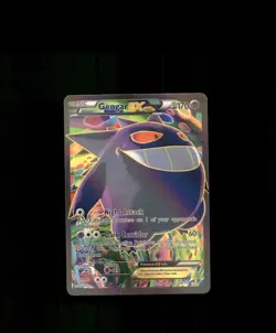 FAN-ART READ DESCRIPTION BELOW Glossy HOLO Gengar Card Gengar Pokemon Card p1 - Image 1