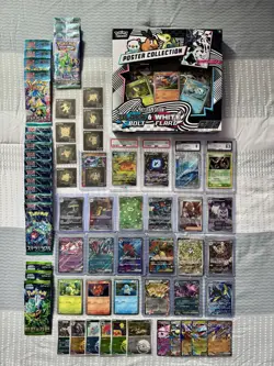Pokemon Card Collection Lot PSA CGC Slabs + Singles Promos & Packs High Value! - Image 1