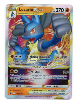Lucario VSTAR Promo SWSH: Sword & Shield Promo Cards SWSH214 NM - Image 1