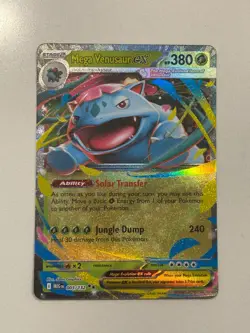 Pokemon Card Mega Evolution Mega Venusaur ex 003/132 - Image 1