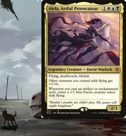 Alela, Artful Provocateur Artifact Commander Deck ESPER MTG Magic Ready-to-Play - Image 1