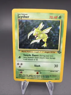 Scyther 10/64 – Jungle – Holo Rare – Unlimited – Pokemon TCG MP - Image 1