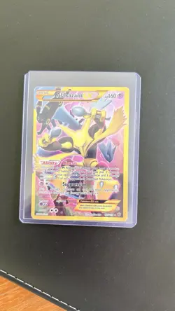 Pokemon TCG Alakazam-EX Fates Collide 125/124 Holo Secret Rare - Image 1
