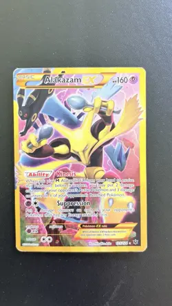Pokemon TCG Alakazam-EX Fates Collide 125/124 Holo Secret Rare - Image 3