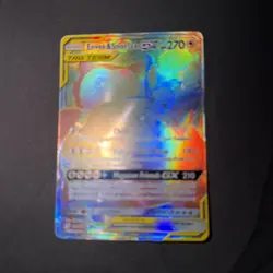 Pokemon Eevee & Snorlax GX TAG TEAM Full Art Secret Rare Holo 191/181 Sm-Team Up - Image 3