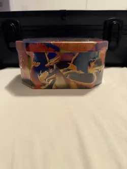 Sealed Pokemon TCG: Mega Charizard Y Ex Tin English In Hand 4 Boosters And Promo - Image 3