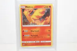 Moltres Holo #SM143 Black Star Promo 2018 Pokemon Collectors Chest PSA 9 Mint - Image 4
