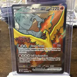 Team Rocket's Moltres ex Ultra Rare SV10: Destined Rivals 208/182 NM - Pokemon - Image 1