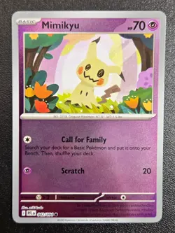 Pokemon TCG Mimikyu Common ME02: Phantasmal Flames 042/094 NM - Image 1