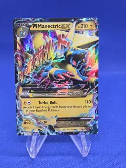 Pokemon XY Phantom Forces M Mega Manectric EX 24/119 Ultra Rare LP/MP - Image 1