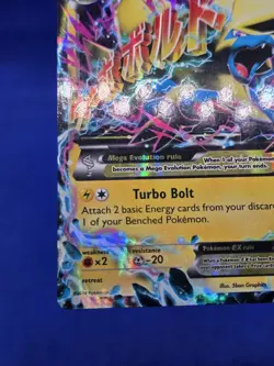 Pokemon XY Phantom Forces M Mega Manectric EX 24/119 Ultra Rare LP/MP - Image 5