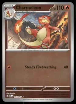Me02: Phantasmal Flames Pokemon TCG Charmeleon #012/094 Reverse Holo - Image 1