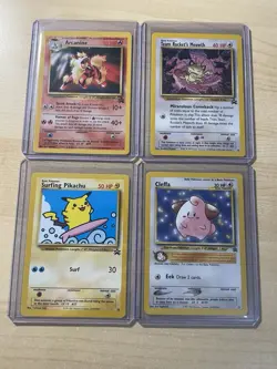 Lot Of 4 Sad Fire-Lightning Dog-Cat McMEGA Boogers (Pokemon) That Need A Home - Image 1