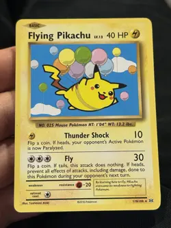 Flying Pikachu 110/108 Pokemon TCG XY - Evolutions - Image 1