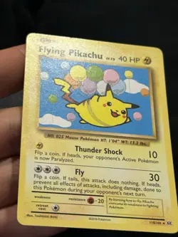 Flying Pikachu 110/108 Pokemon TCG XY - Evolutions - Image 5