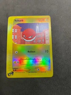 Voltorb 64/147 Aquapolis Reverse Holo eReader Pokemon TCG English NM - Image 1